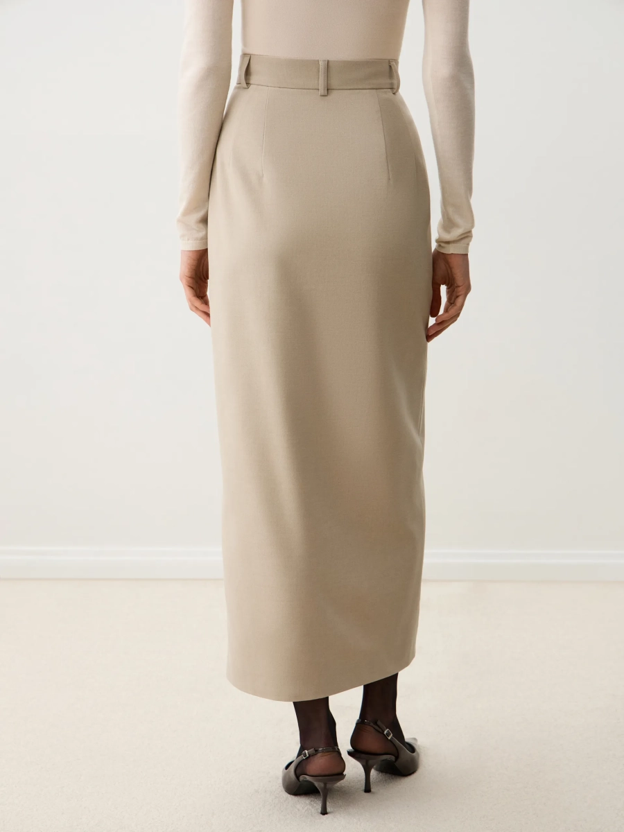 Юбка DIEGO ANNA PEKUN, цвет: бежевый, 61.2549.110 купить онлайн