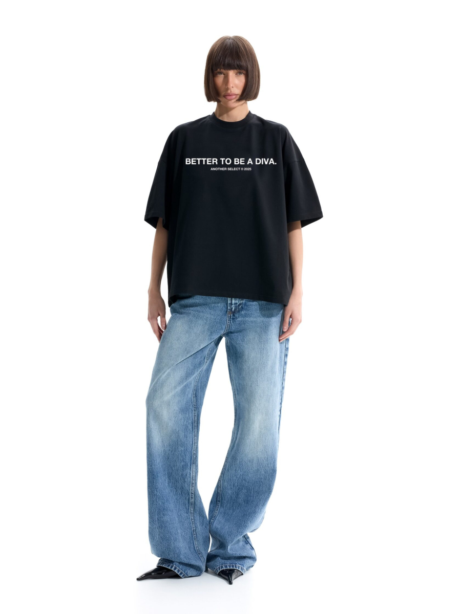 Футболка 'ДИВА' ANOTHER SELECT, цвет: Черный, 00167 купить онлайн
