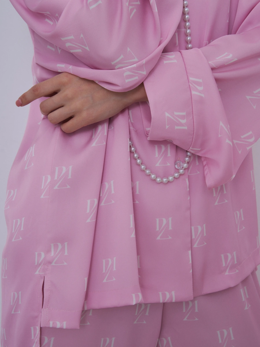 Рубашка "LOGO" MIARTLAND, цвет: розовый, НФ-00000296 купить онлайн