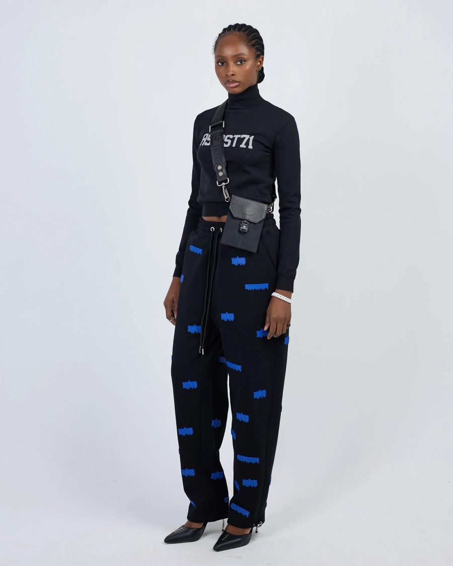 Джоггеры KINO PATTERN LOGO 580GR ASIA ST 71, цвет: Черный, Ast71.kino-jogg-pattern-bl купить онлайн