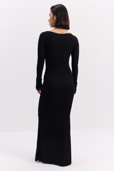 Платье из смесовой вискозы TOPTOP, цвет: Черный, TT.012.16907.900 купить онлайн