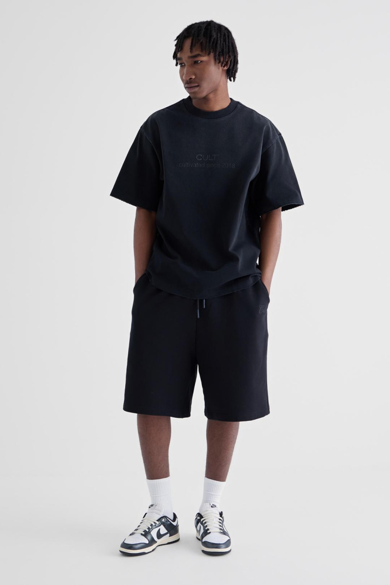 Шорты базовые CULTBASE, цвет: Черный,  купить онлайн