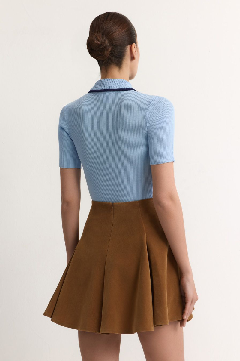 Джемпер из смесовой вискозы TOPTOP, цвет: голубой, TT.050.18841.601 купить онлайн