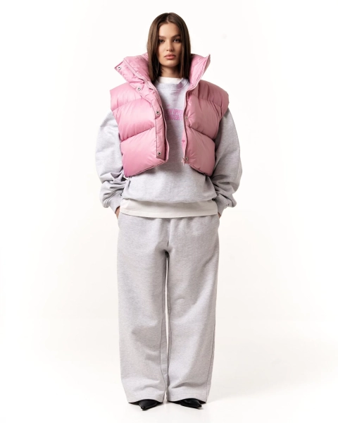 Жилет BIB PINK YONS, цвет: розовый,  со скидкой купить онлайн