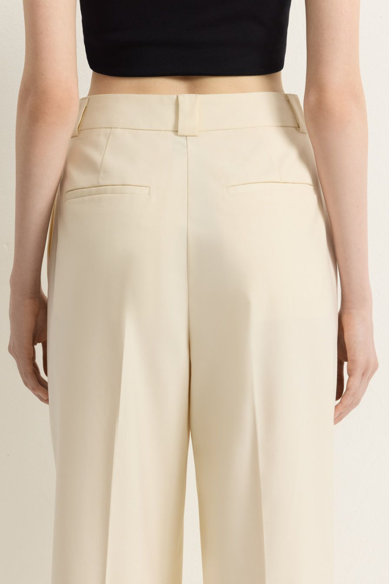 Брюки из смесовой вискозы TOPTOP, цвет: молочный, TTS.032.18195.120.05205 купить онлайн