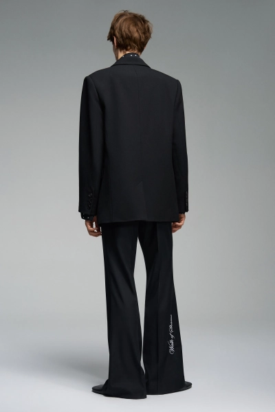 Однобортный пиджак из костюмной ткани WALK OF SHAME, цвет: Черный, JT045/FW2526 купить онлайн