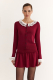 Кардиган из смесовой вискозы TOPTOP, цвет: Бордовый, TT.051.17946.330 купить онлайн