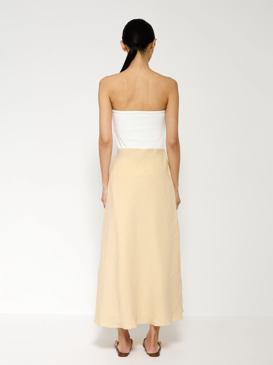 Юбка летящая из купры AROUND, цвет: Желтый, 2725_17MP01 купить онлайн