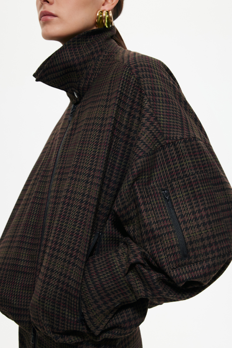 Жакет в клетку DREAMS BY ALENA AKHMADULLINA, цвет: хаки, 225102040204283/518000 купить онлайн