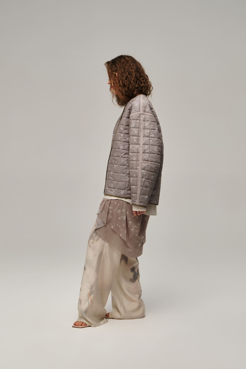 Двухсторонняя куртка UNKE, цвет: хаки, 2502JK001C_KH купить онлайн