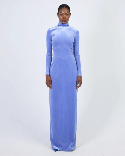 Платье VELVET MAXI VIOLET