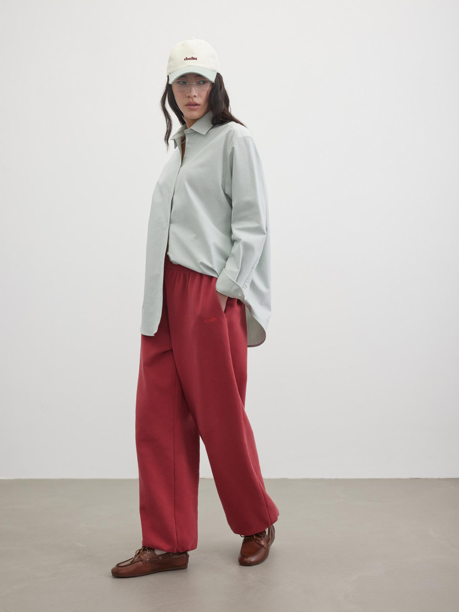 Рубашка однотонная с вышивкой Chaika, цвет: мятный, SS26BL04-82 купить онлайн