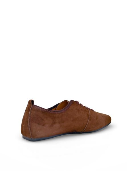 Кеды из натуральной замши GRANDERA, цвет: коричневый z65-28033-7 (974) купить онлайн