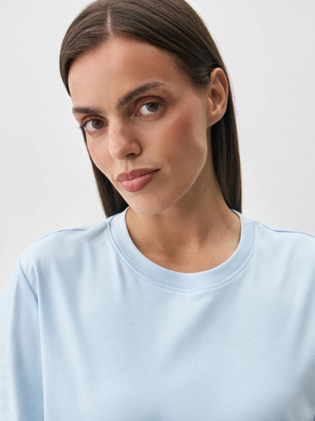 Футболка SEVEN ANNA PEKUN, цвет: голубой, 33.2494.600 купить онлайн