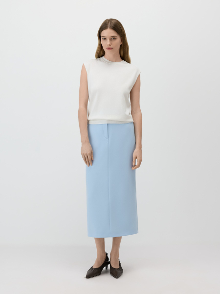 Юбка Conso, цвет: голубой, PU 260427 - голубой купить онлайн