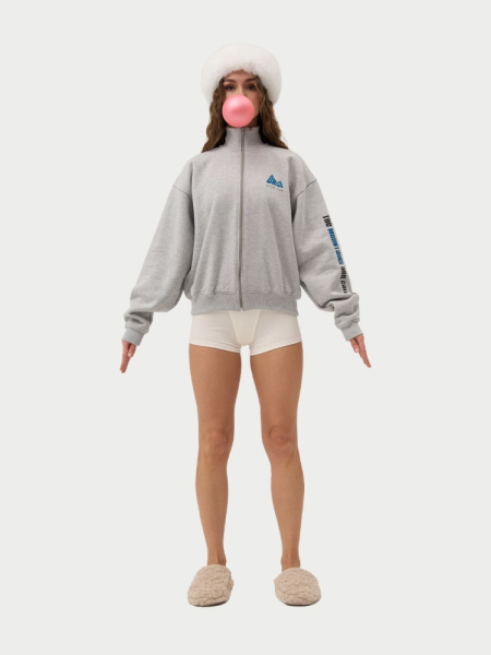 Zip толстовка с начесом