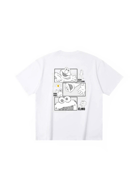 Футболка Sesame Street Elmo shvetsov store, цвет: белый, elmo-sesamew купить онлайн