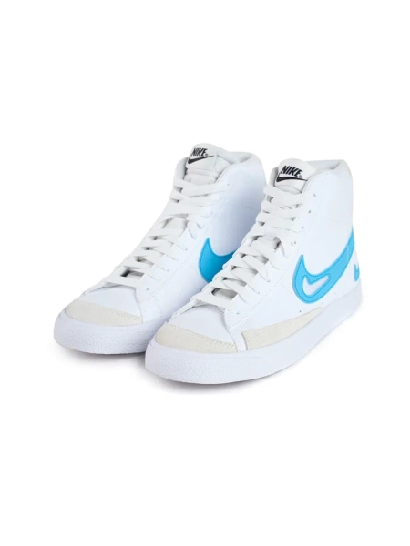 Кроссовки подростковые Nike Blazer Mid 77 "Cut-Out Aqua" NKDADDYS SNEAKERS, цвет: белый FN7790-100 купить онлайн