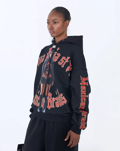 Худи MEXICAN BRAIDS BLACK ASIA ST 71, цвет: Черный, Ast71.hood-braid-black купить онлайн