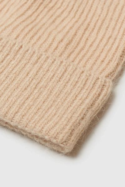 Шапка из ангоры Mankova, цвет: бежевый SH032 купить онлайн