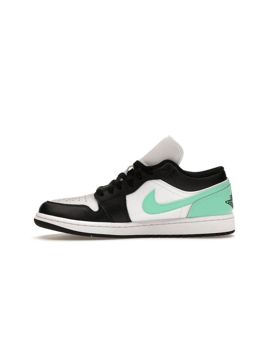 Кроссовки мужские Jordan 1 Low "Green Glow" NKDADDYS SNEAKERS, цвет: белый 553558-131 купить онлайн