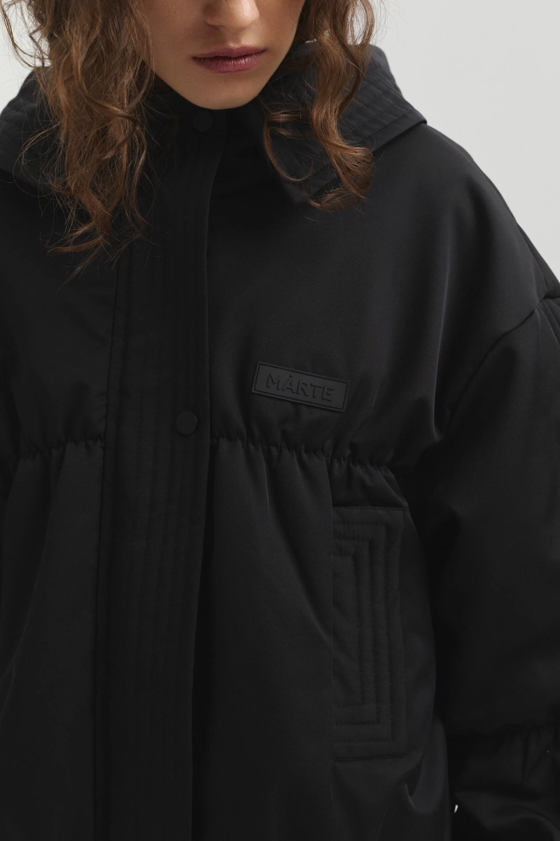 Куртка укороченная marte, цвет: Черный,  купить онлайн