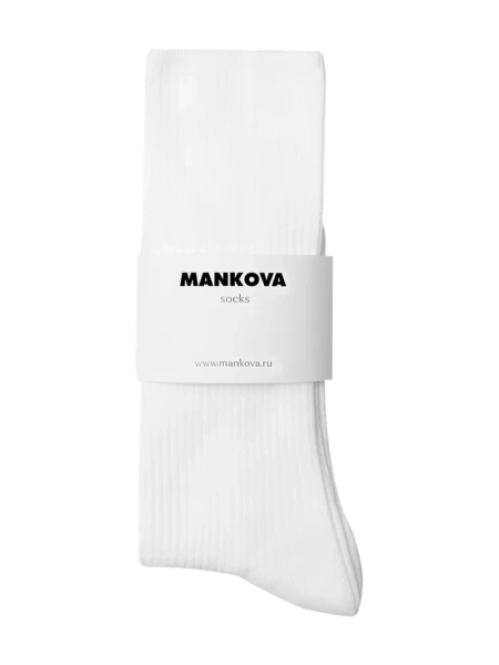 Гольфы с широкой резинкой Mankova, цвет: белый SH041 купить онлайн