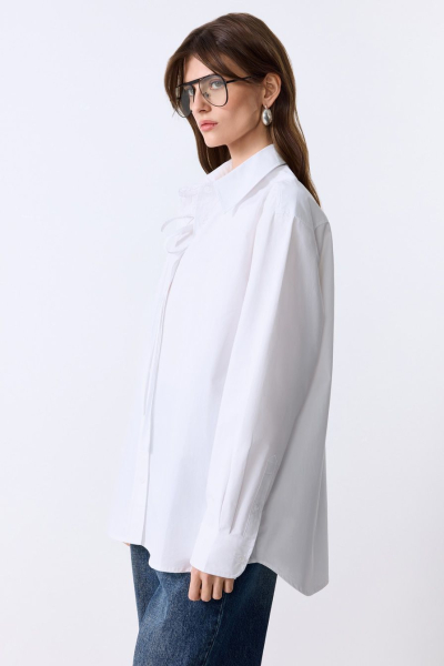 Рубашка из 100% хлопка TOPTOP, цвет: белый, TT.021.16925.100 купить онлайн