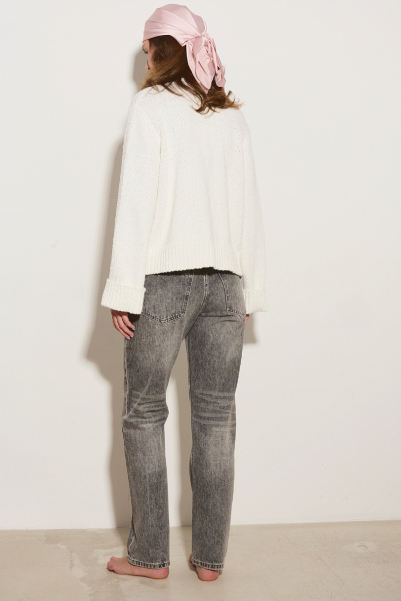 Джинсы классической посадки прямые Ricoco, цвет: серый, 5033/1 купить онлайн