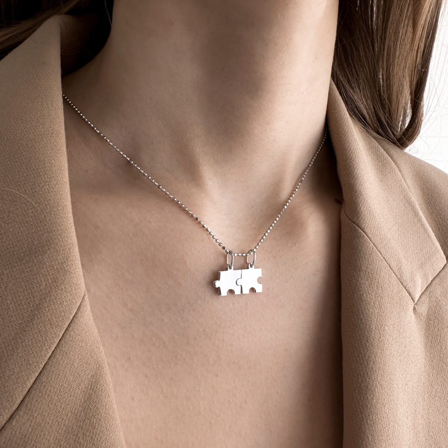 Подвеска Пазл The Reason, цвет: серебро, пдв пазл купить онлайн