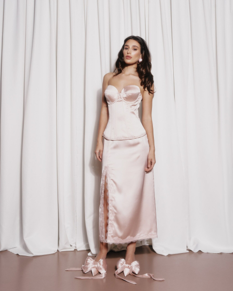 Корсет ARСHIVE PEARL BLUSH YONS, цвет: розовый, YO-772 купить онлайн