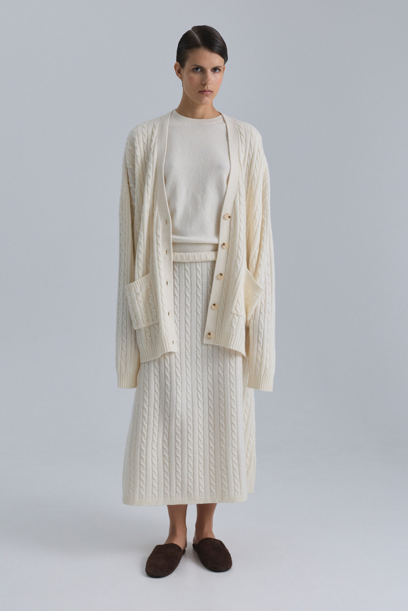 Юбка OPORA Mankova, цвет: молочный, FW24/25-08 купить онлайн