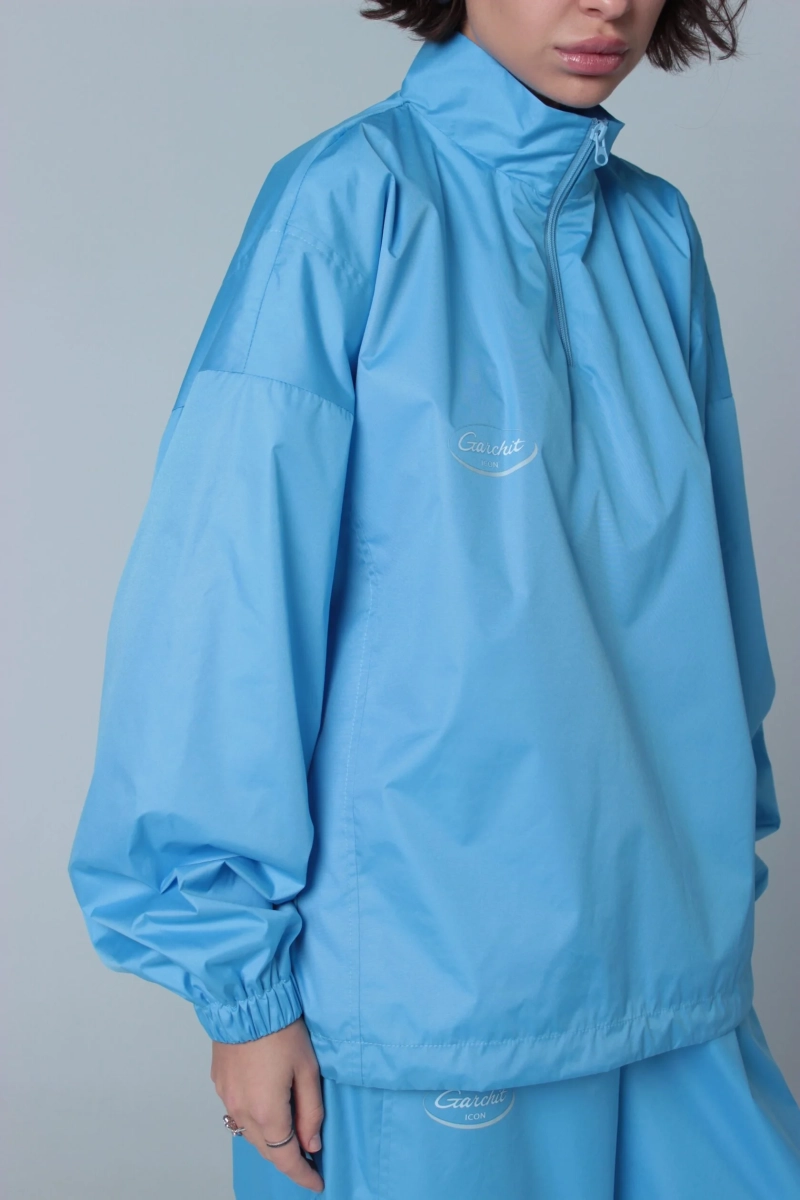 Анорак из плащевки GARCHIT, цвет: голубой, GARPlAn купить онлайн