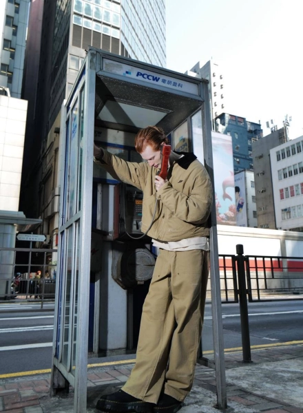 Брюки из канваса F | ABLE, цвет: бежевый, PNTS-FBL-CNVSNW-BG купить онлайн