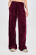 Брюки широкие из велюра F/W 24/25 Label .B, цвет: burgundy, Pt.18.3.3932.1124BRG купить онлайн