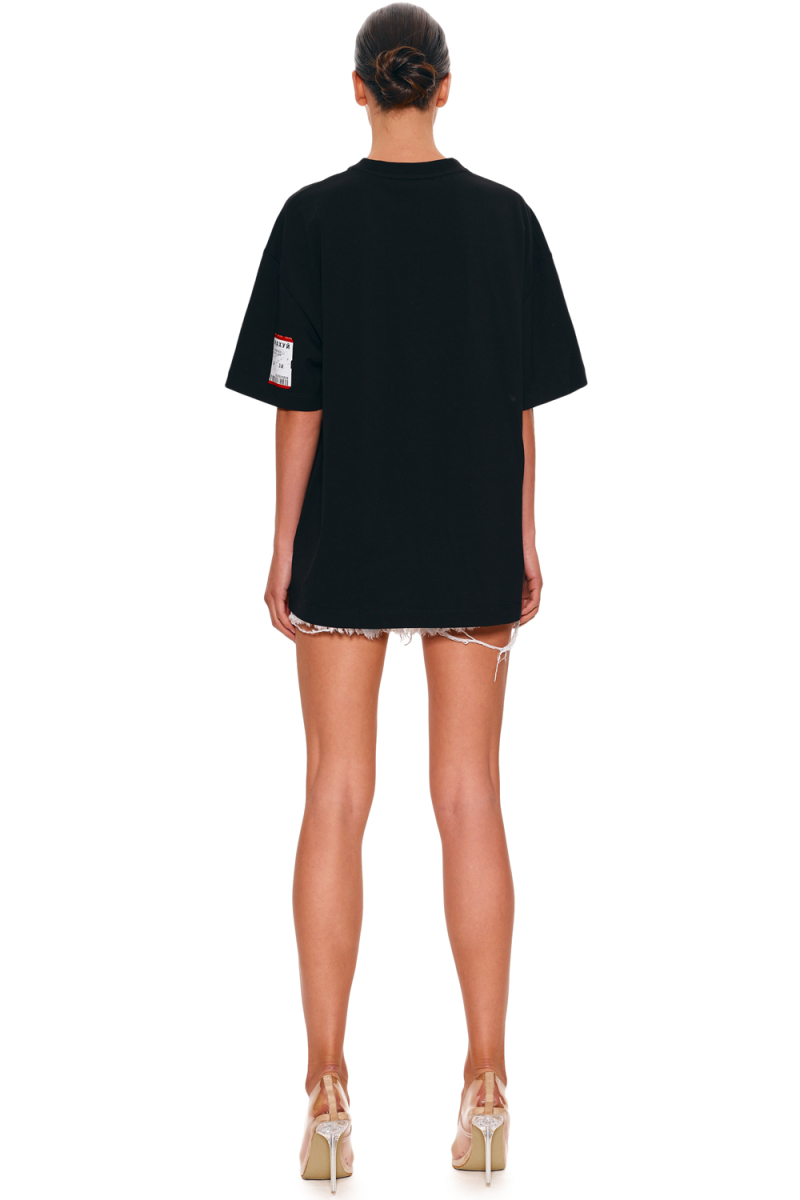 Футболка оверсайз с принтом SODAMODA, цвет: Черный, 12259 купить онлайн