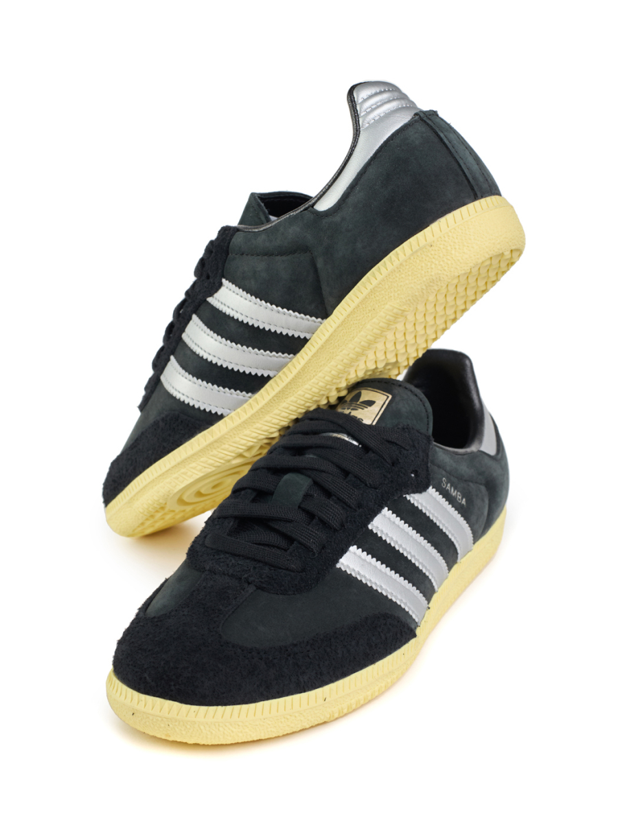 Кроссовки женские Adidas Samba OG "Black Almost Yellow" NKDADDYS SNEAKERS, цвет: Чёрный IE8128 купить онлайн