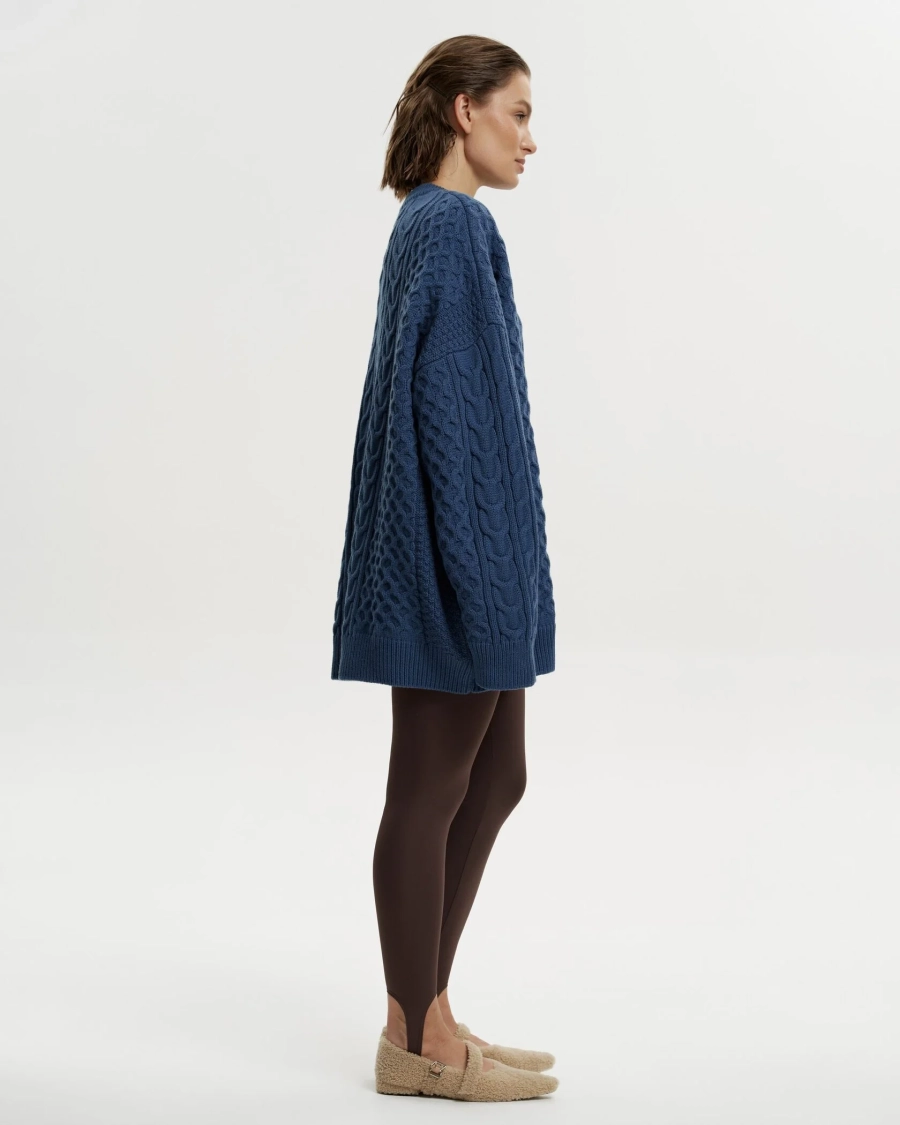 Свитер DEDULYA BLUE YONS, цвет: синий,  купить онлайн