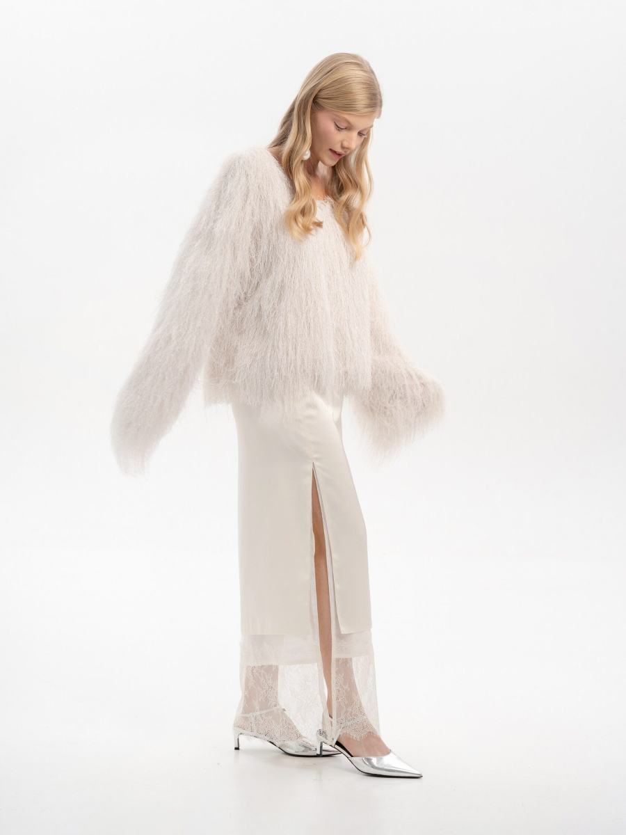 Свитшот Shine bright TRES, цвет: молочный, НФ-00002621 купить онлайн