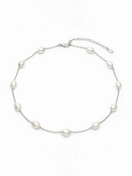 Чокер с жемчугом макси