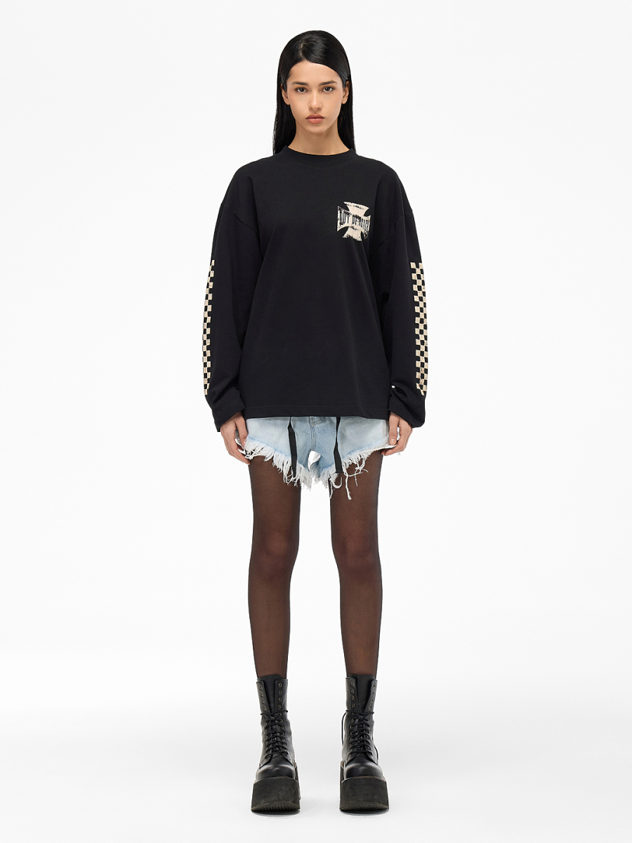 Лонгслив "X" FRHT&OUT OF REACH, цвет: Черный, LSXXXBLLK купить онлайн