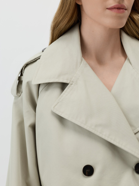 Тренч оверсайз Conso, цвет: бежевый, SL 260123 - бежевый купить онлайн