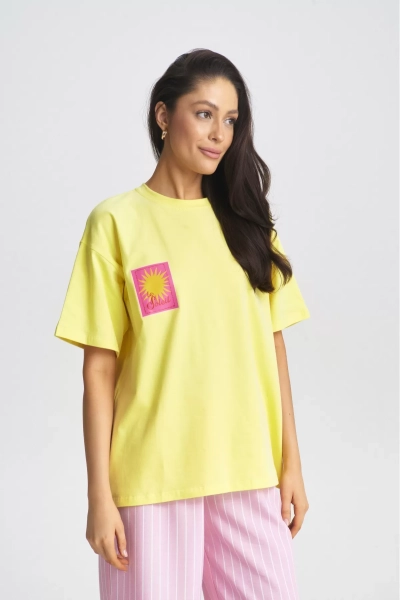 Футболка Le SOLEIL Banana Erist store, цвет: Желтый, НФ-00002305 купить онлайн