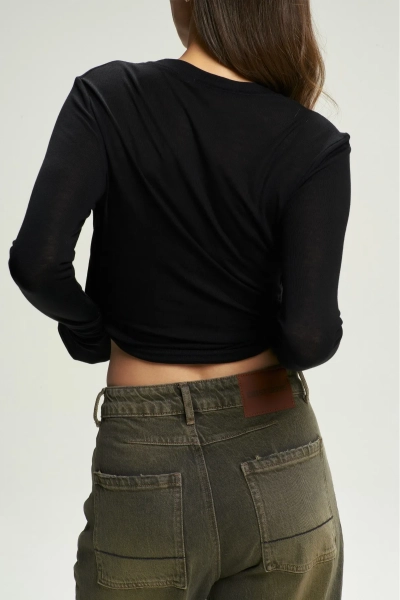 Лонгслив BASIC Black Erist store, цвет: Черный, НФ-00002689 купить онлайн