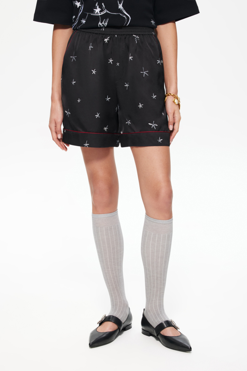 Шорты пижамные с принтом DREAMS BY ALENA AKHMADULLINA, цвет: Черный, 225102090204326/203000 купить онлайн