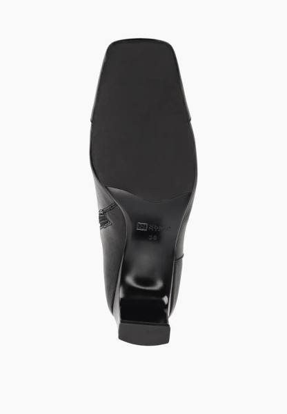 Ботильоны с квадратным мысом на маленьком каблуке SBALO, цвет: Черный M2310 купить онлайн