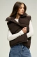 Жилет матовый Brown Erist store, цвет: коричневый, НФ-00002831 купить онлайн