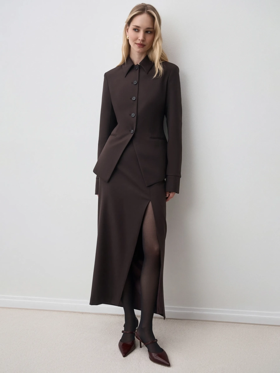 Юбка YUVI ANNA PEKUN, цвет: коричневый, 61.1817.700 купить онлайн