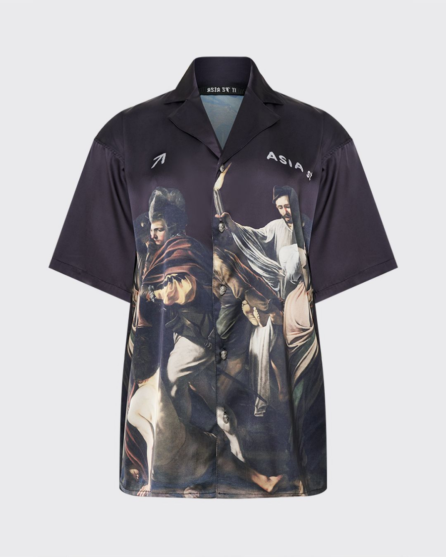 Рубашка с принтом ASIA ST 71, цвет: Черный, Ast71.AU-shirt-mercy-bl купить онлайн