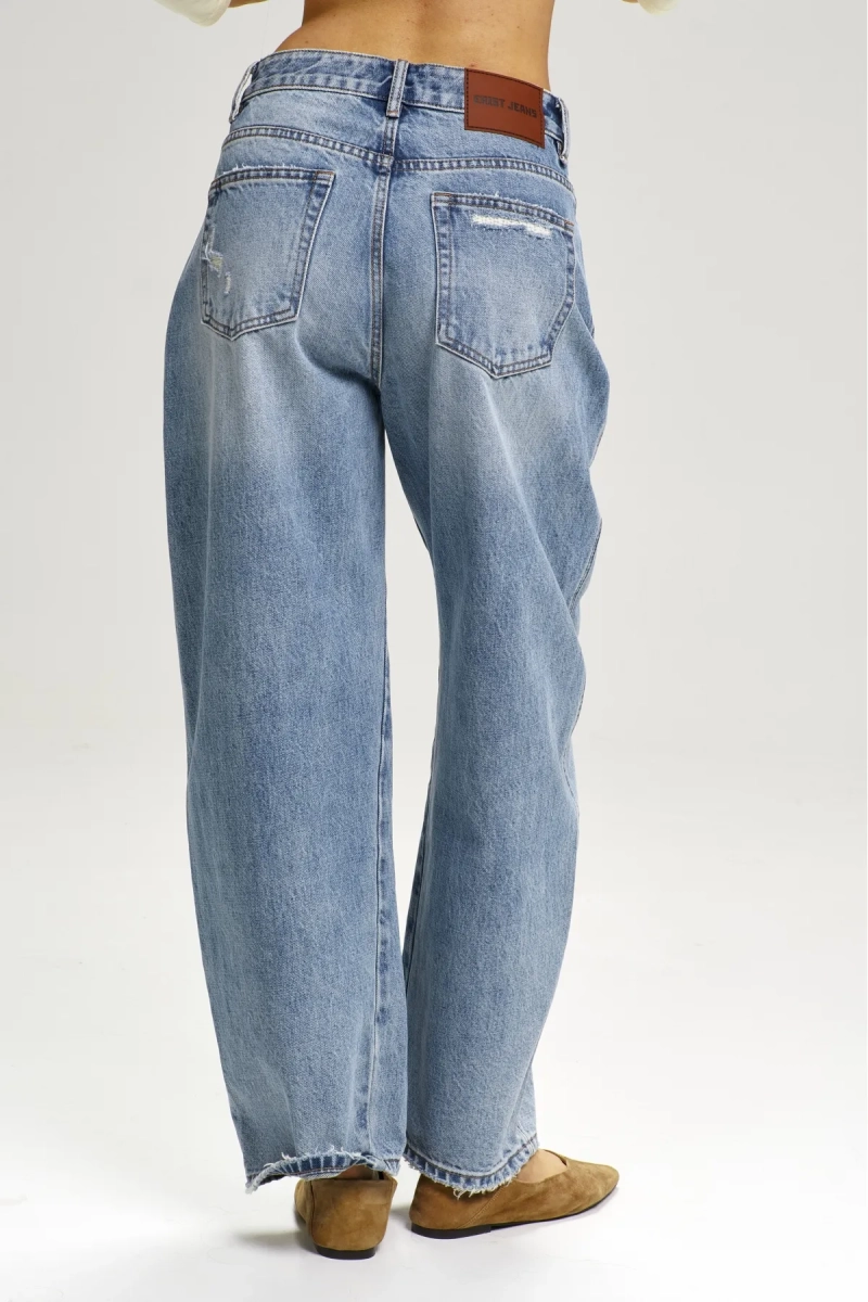 Джинсы BAGGY Grunge Blue Erist store, цвет: синий, НФ-00003120 купить онлайн